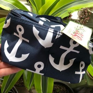 Anchor makeup bag NWT